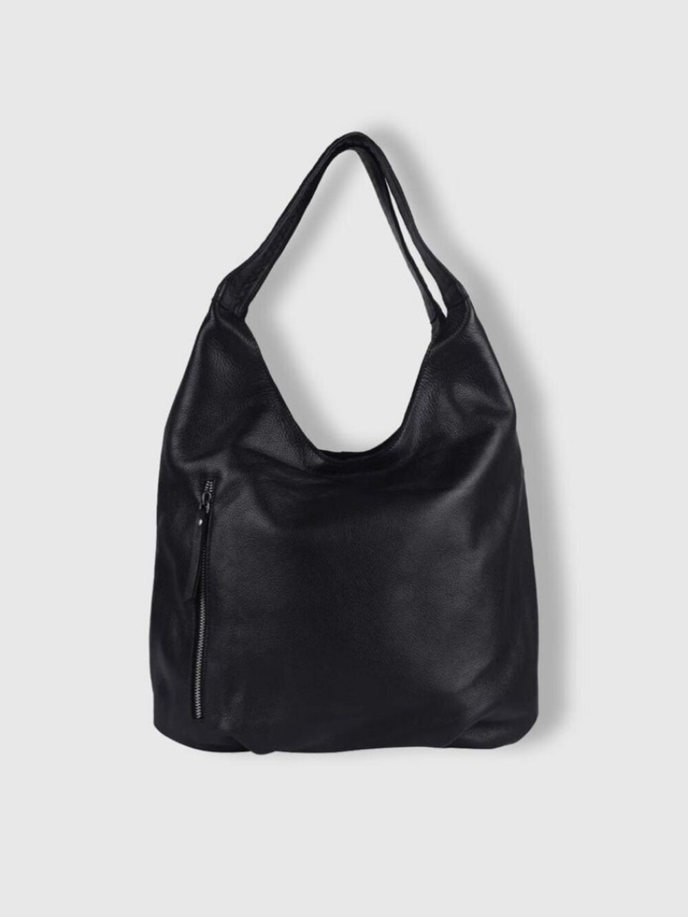 Hobo Camila Latico leather bag in black